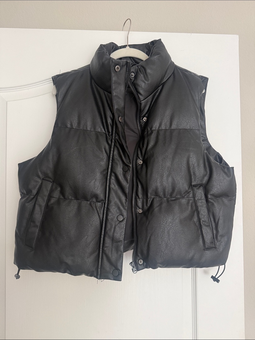 Black Puffer Vest - Women Jackets & Coats - Unbranded